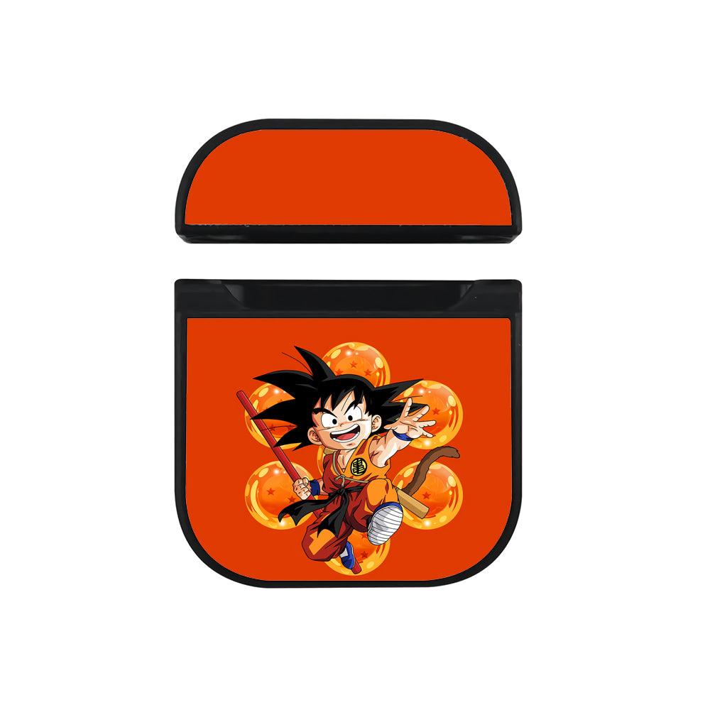 Son Goku Seven Dragon Ball Apple Airpods Case Black