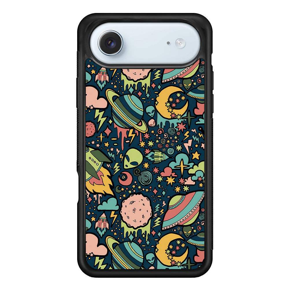 Space Content Art iPhone 17 Air Case