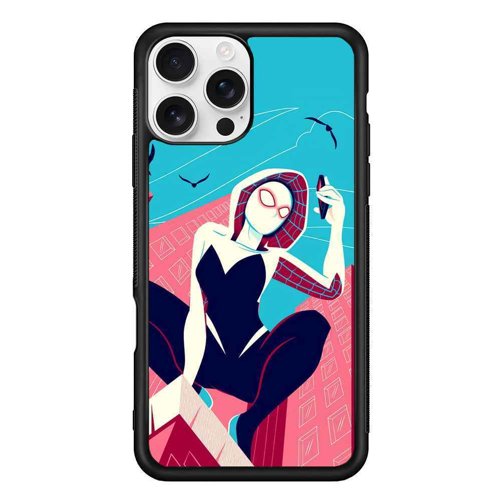 Spider Gwen Call The Comrade iPhone 16 Pro Case