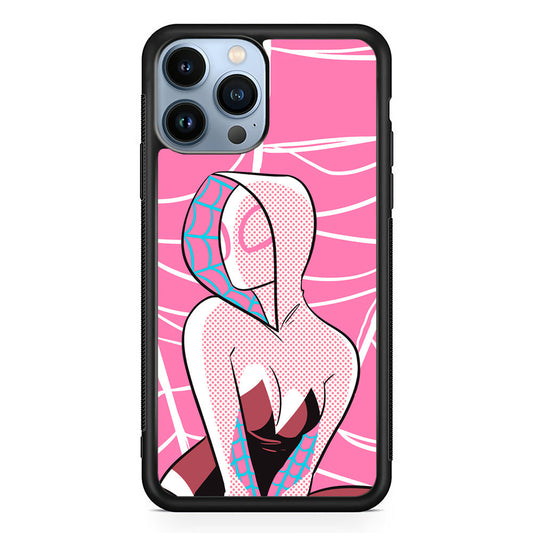 Spider Gwen Pink Theme iPhone 15 Pro Case - Carneyforia