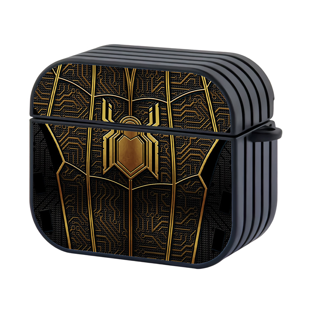 Spider Man Black Gold Suit Apple Airpods 4 Case