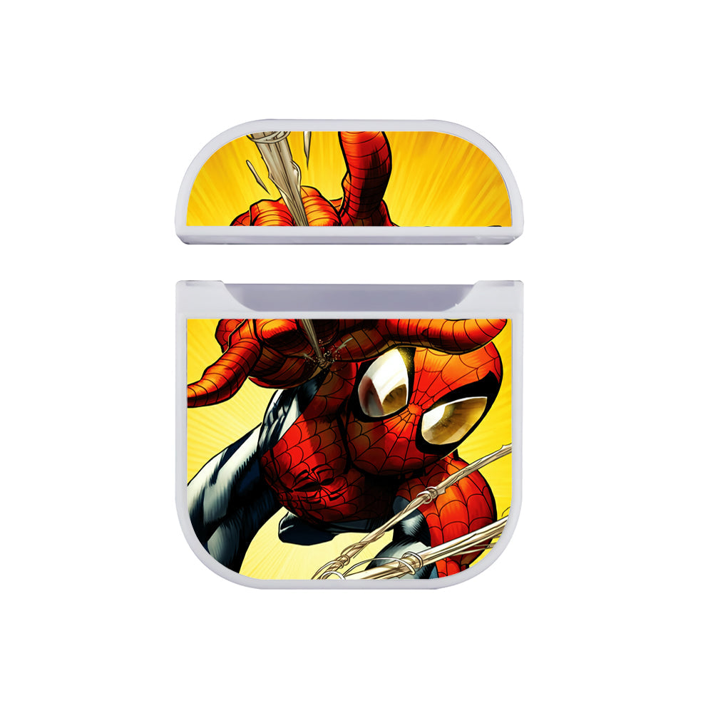 Spiderman Action Moment Apple Airpods Case White