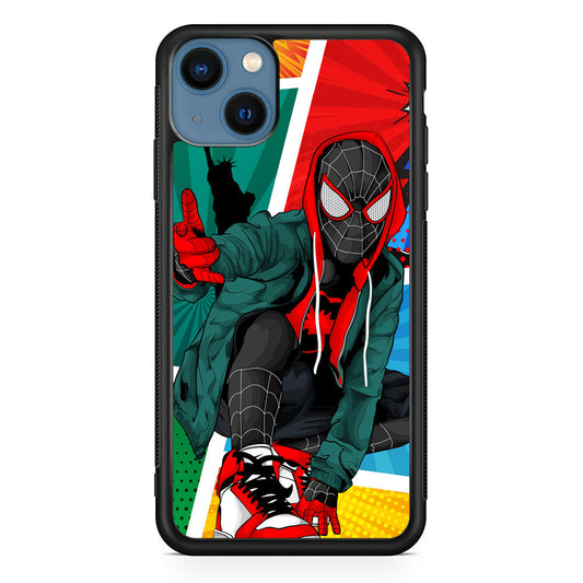 Spiderman Comic Art Work iPhone 14 Plus Case - Carneyforia