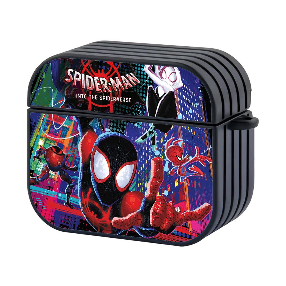Spiderman Dimension of City Apple Airpods 4 Case Black