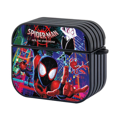 Spiderman Dimension of City Apple Airpods 4 Case Black