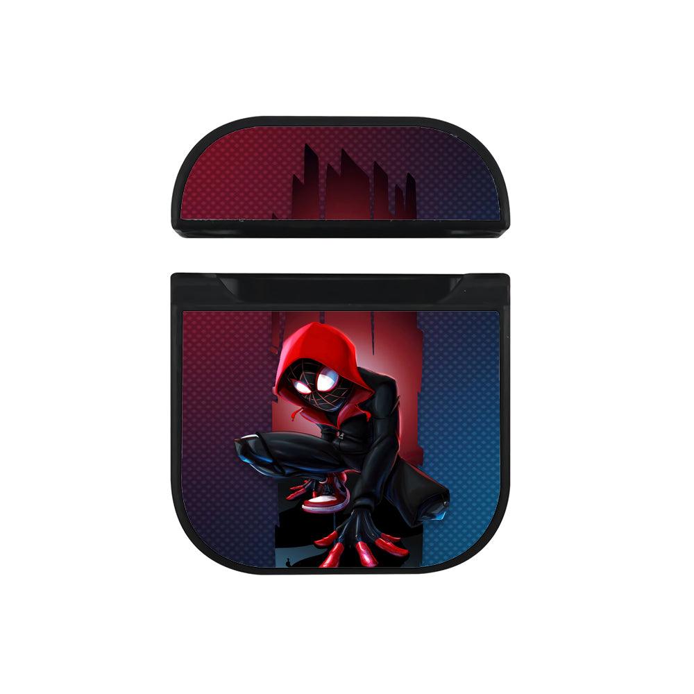 Spiderman Evening Shadows Apple Airpods Case Black