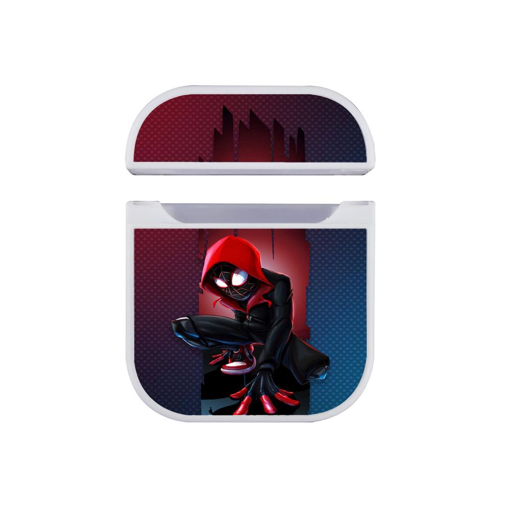 Spiderman Evening Shadows Apple Airpods Case White