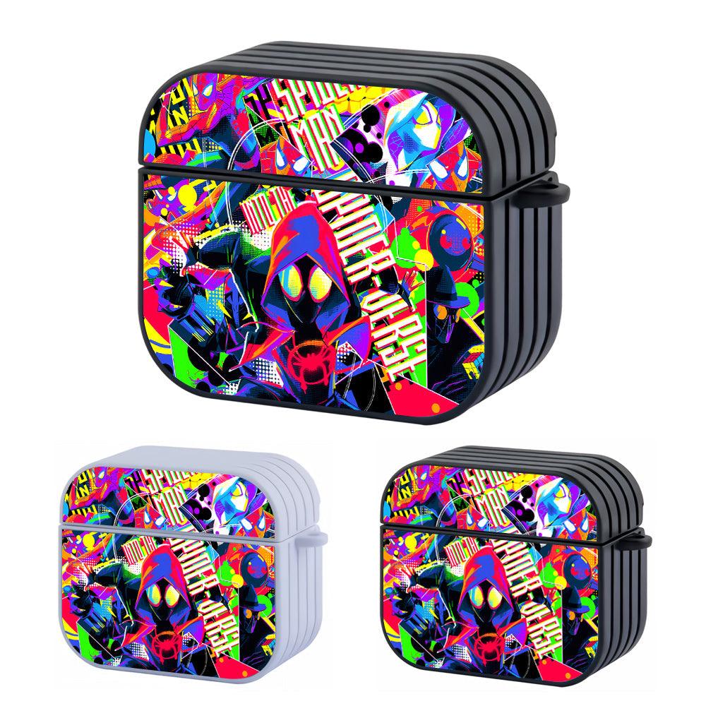 Spiderman Face in Another Universe Apple Airpods 4 Case