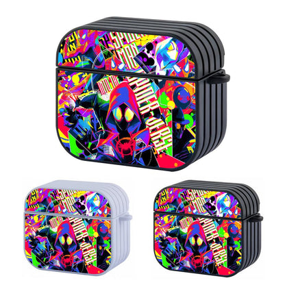 Spiderman Face in Another Universe Apple Airpods 4 Case