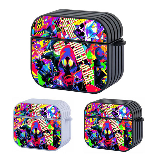 Spiderman Face in Another Universe Apple Airpods 4 Case
