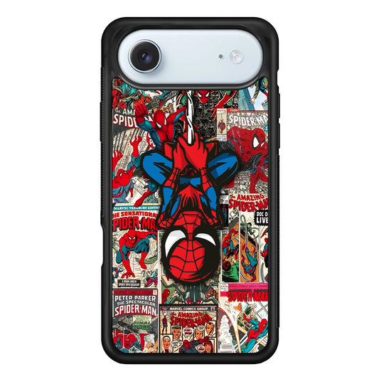Spiderman Hanging Mode iPhone 17 Air Case