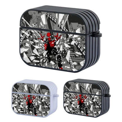 Spiderman Hold on to the Netting Rope Apple Airpods Pro 2 Case