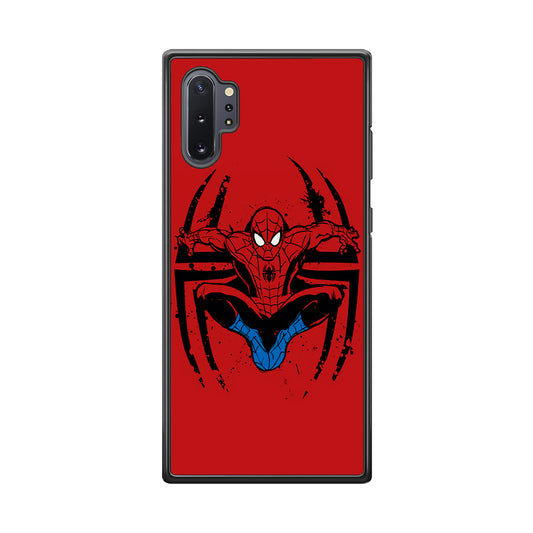 Spiderman Jump And Logo Samsung Galaxy Note 10 Plus Case