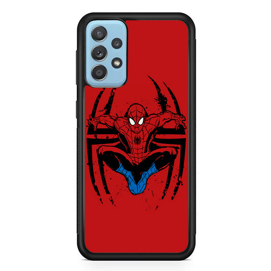 Spiderman Jump And Logo Samsung Galaxy A52 Case