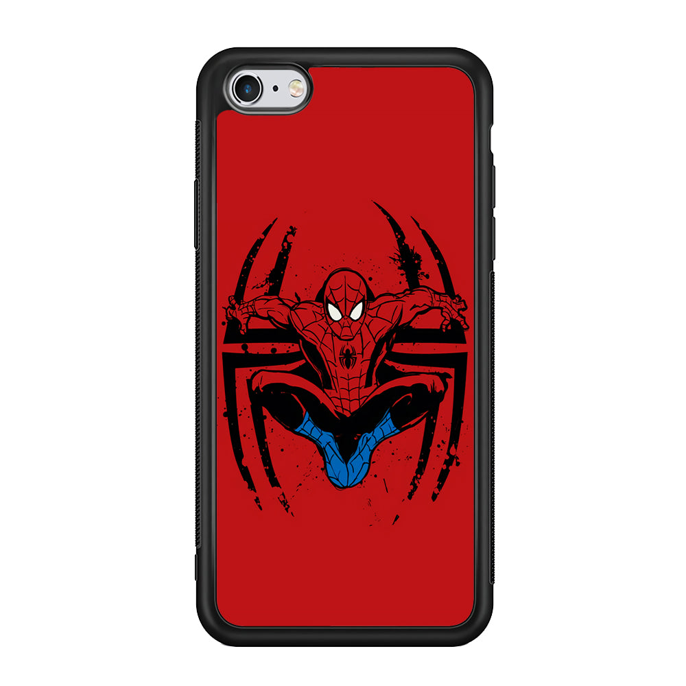 Spiderman Jump And Logo iPhone 6 Plus | 6s Plus Case