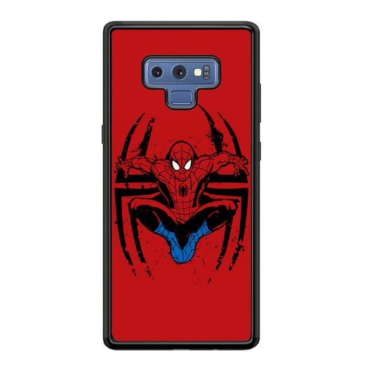 Spiderman Jump And Logo Samsung Galaxy Note 9 Case
