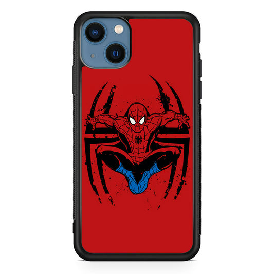 Spiderman Jump And Logo iPhone 15 Case - Carneyforia