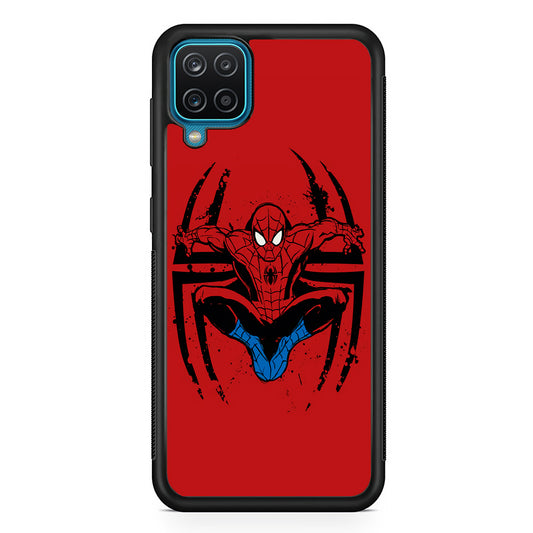 Spiderman Jump And Logo Samsung Galaxy A12 Case