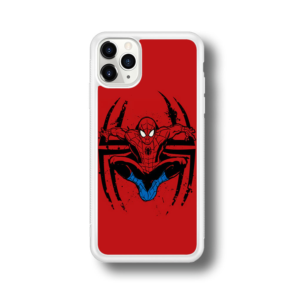 Spiderman Jump And Logo iPhone 11 Pro Case