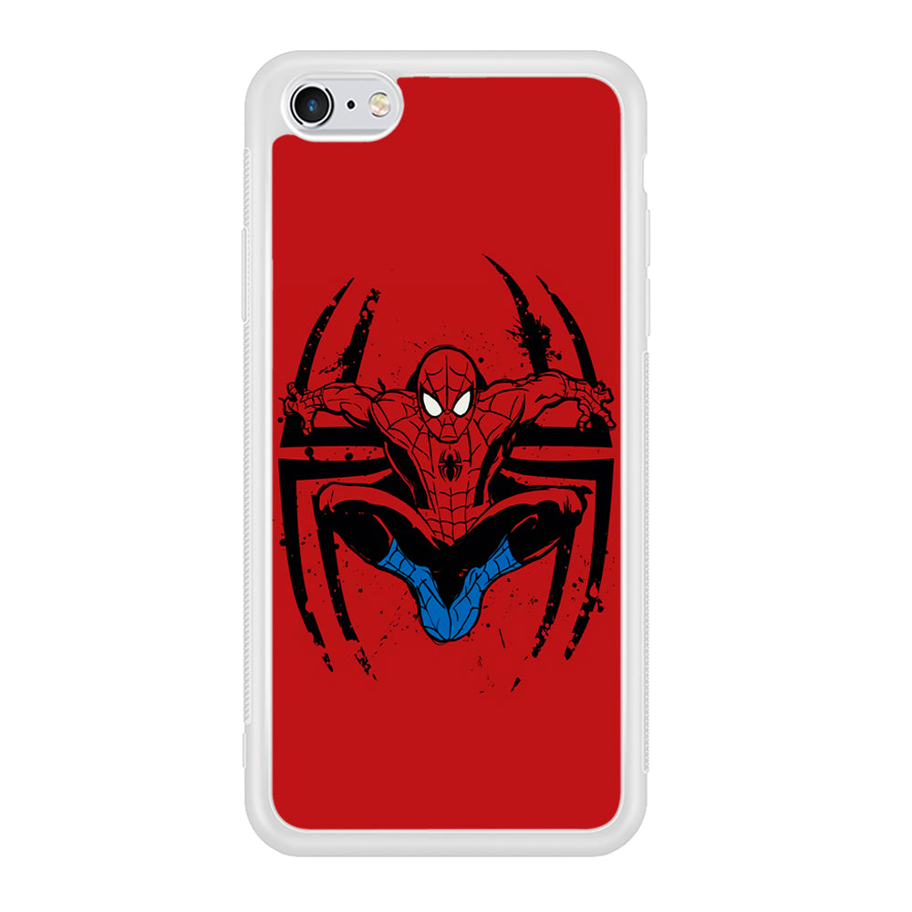 Spiderman Jump And Logo iPhone 6 Plus | 6s Plus Case