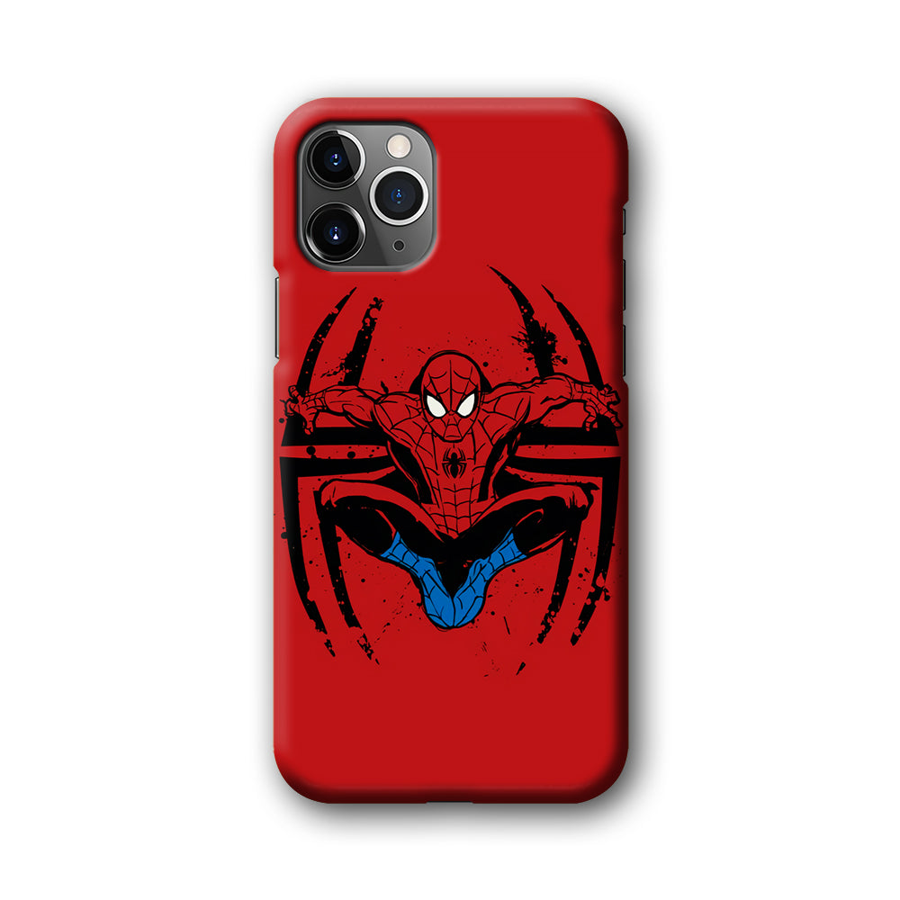 Spiderman Jump And Logo iPhone 11 Pro Case