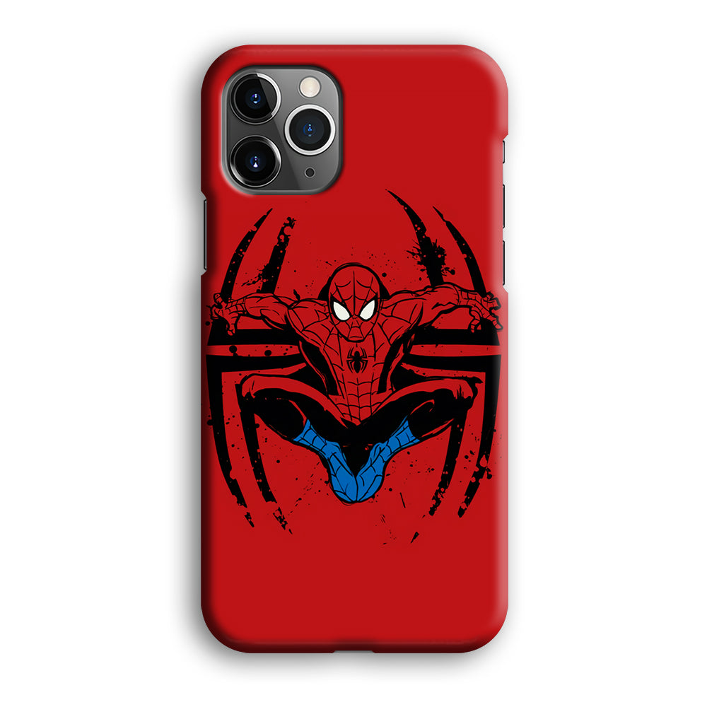 Spiderman Jump And Logo iPhone 12 Pro Max Case