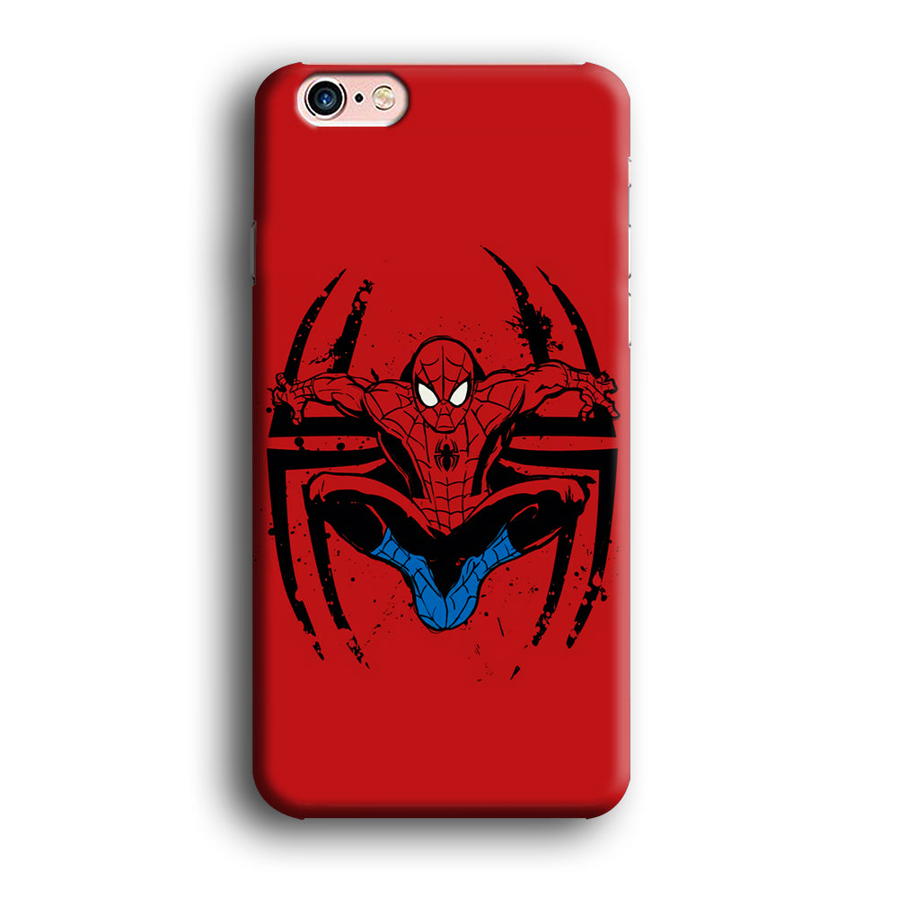 Spiderman Jump And Logo iPhone 6 Plus | 6s Plus Case