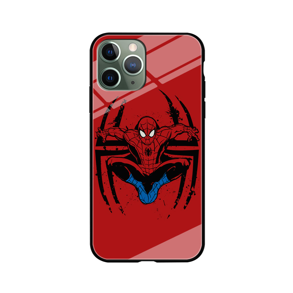 Spiderman Jump And Logo iPhone 11 Pro Case