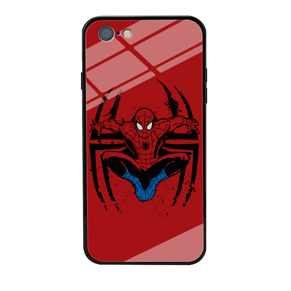 Spiderman Jump And Logo iPhone 6 Plus | 6s Plus Case