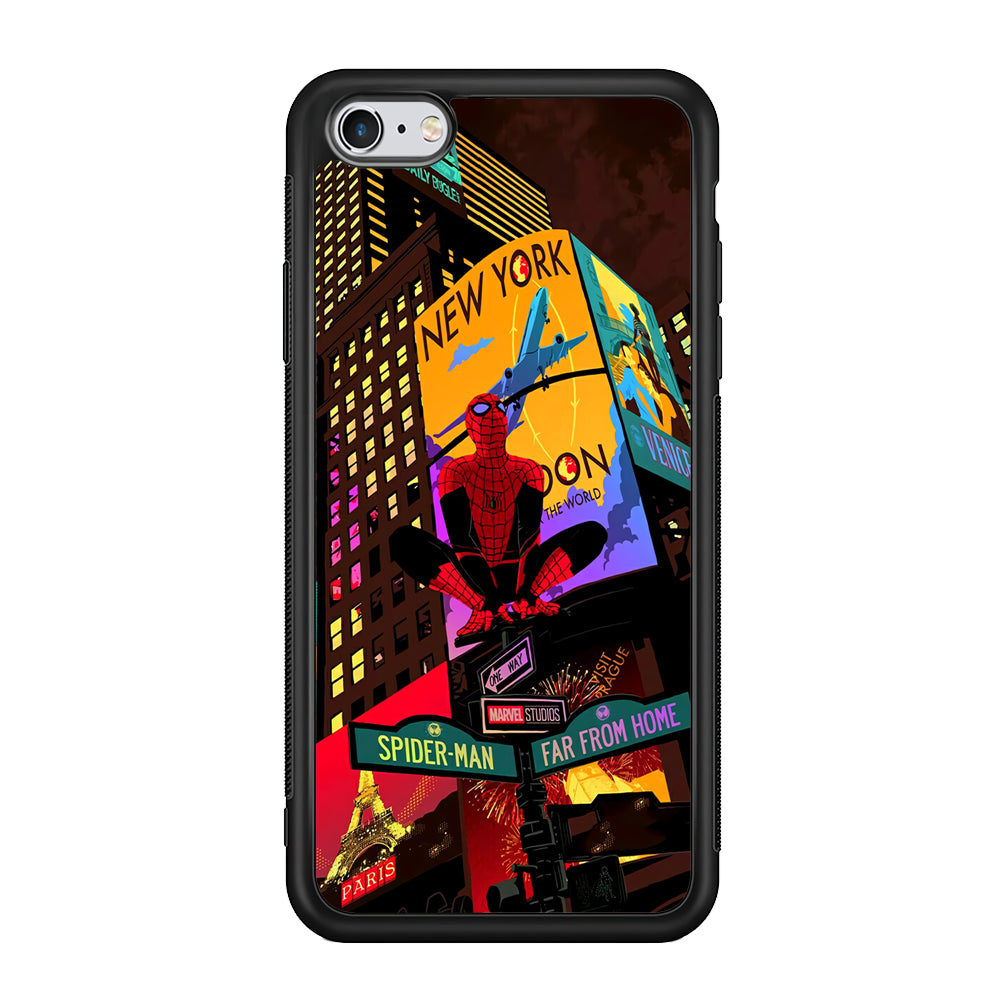 Spiderman Landscape of Night Town iPhone 6 Plus | 6s Plus Case