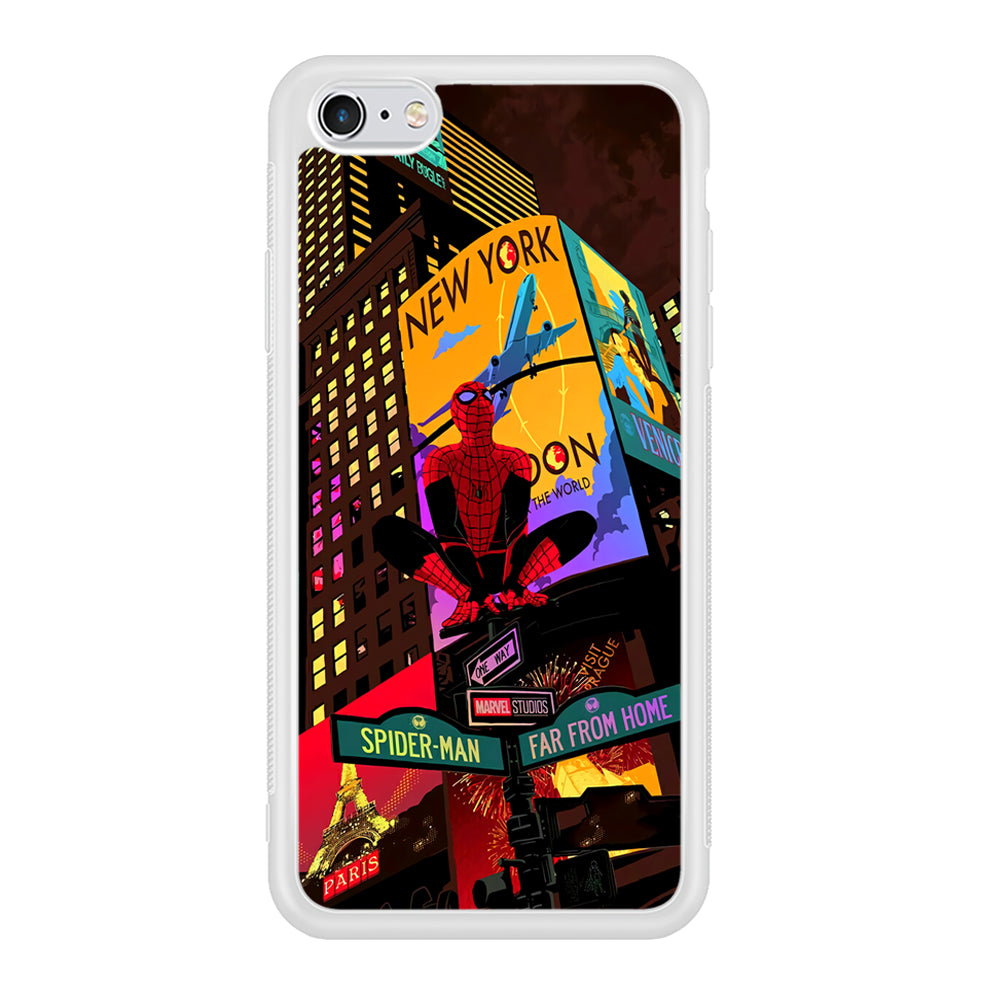 Spiderman Landscape of Night Town iPhone 6 Plus | 6s Plus Case