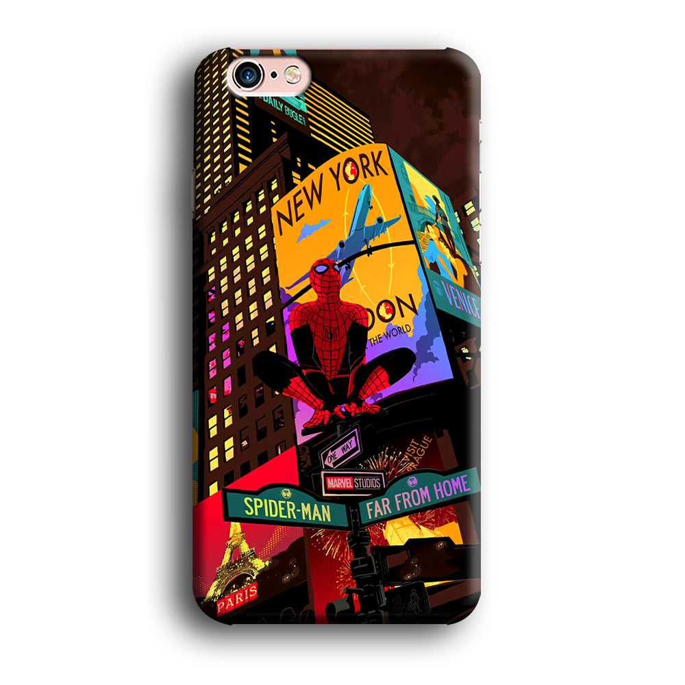 Spiderman Landscape of Night Town iPhone 6 Plus | 6s Plus Case