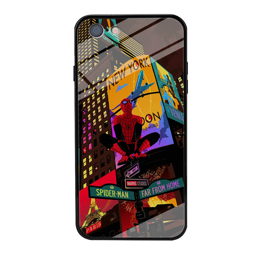 Spiderman Landscape of Night Town iPhone 6 Plus | 6s Plus Case