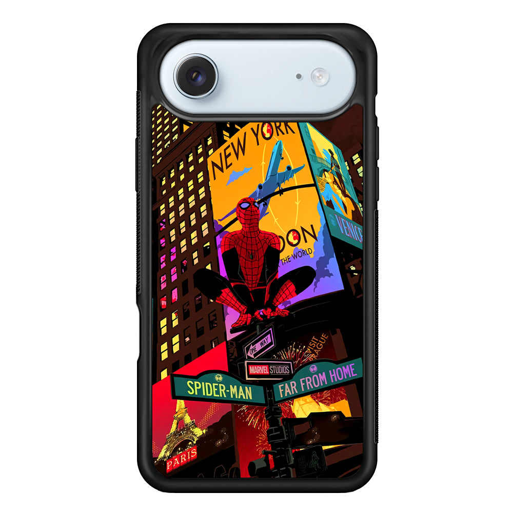 Spiderman Landscape of Night Town iPhone 17 Air Case