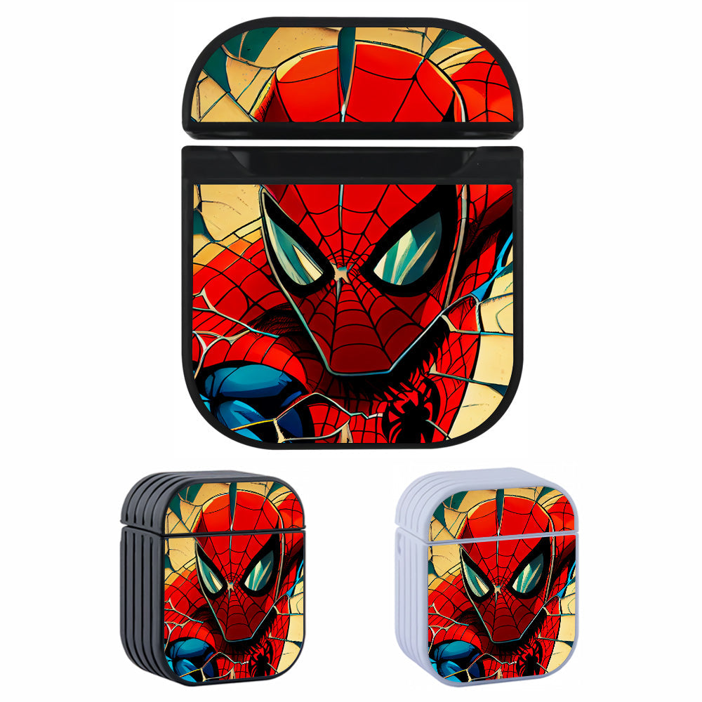 Spiderman Mirror Shards Apple Airpods Case