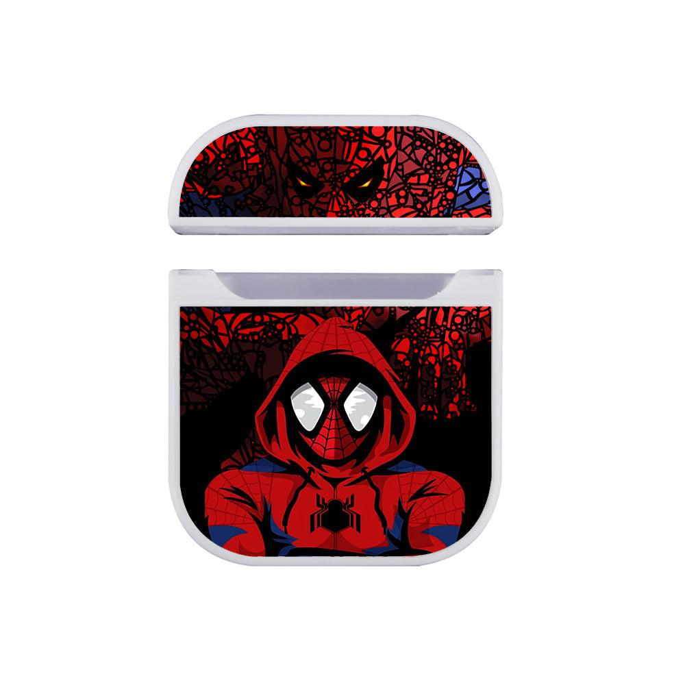 Spiderman Shadow Clone Apple Airpods Case White