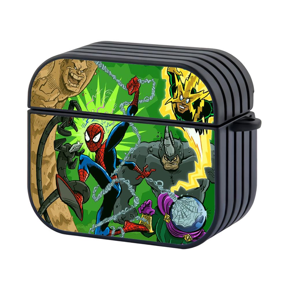 Spiderman The Next Level Enemies Apple Airpods 4 Case Black