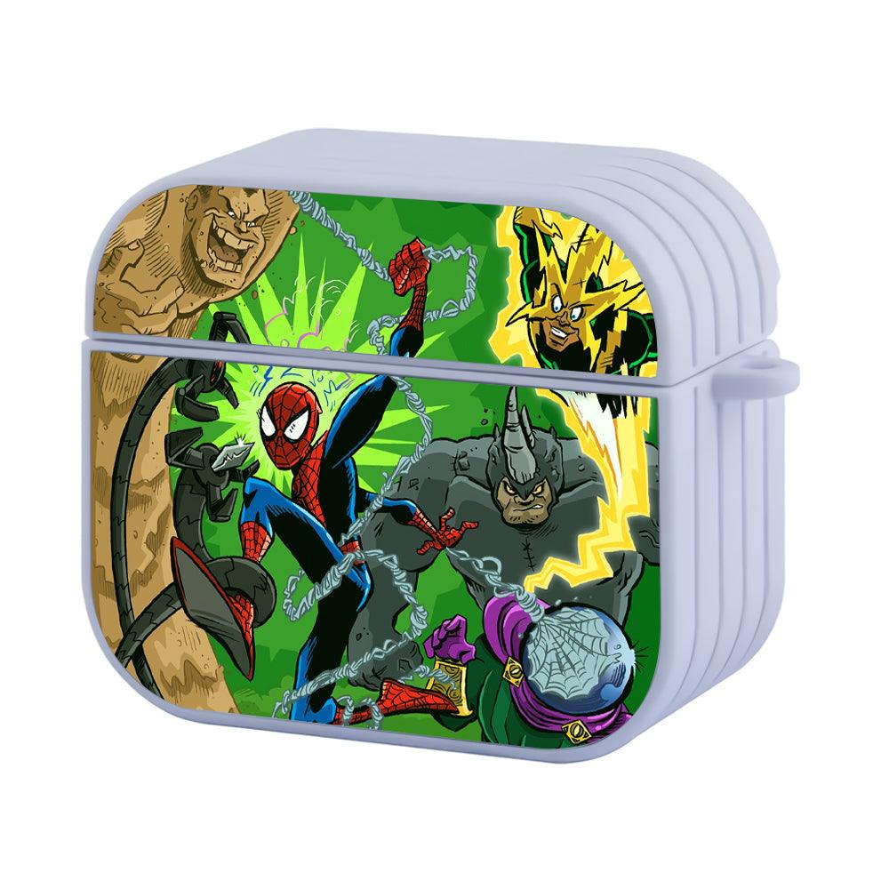 Spiderman The Next Level Enemies Apple Airpods 4 Case White