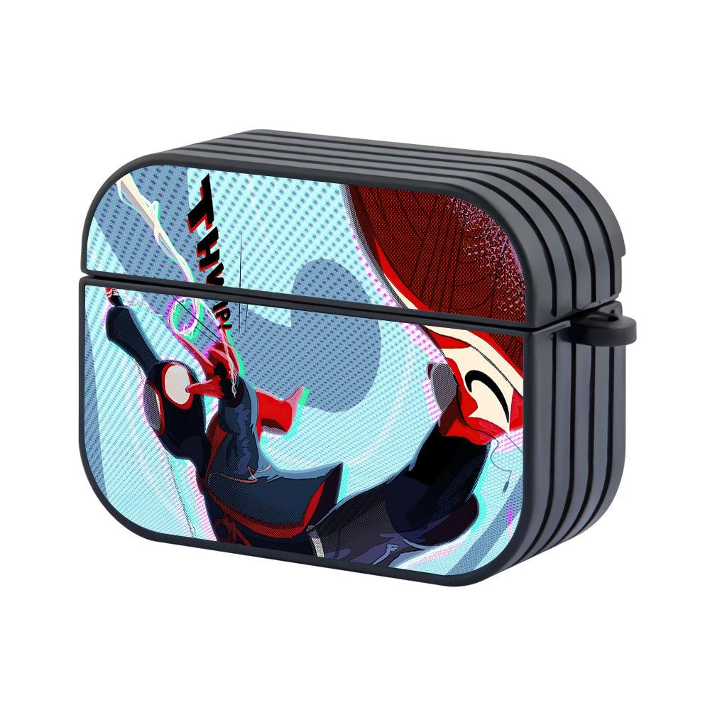 Spiderman Throwing The Nets Apple Airpods Pro Case Black