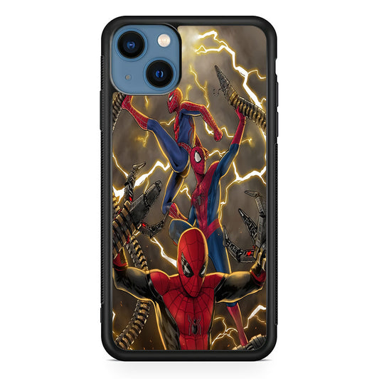 Spiderman VS Octopus iPhone 14 Plus Case - Carneyforia