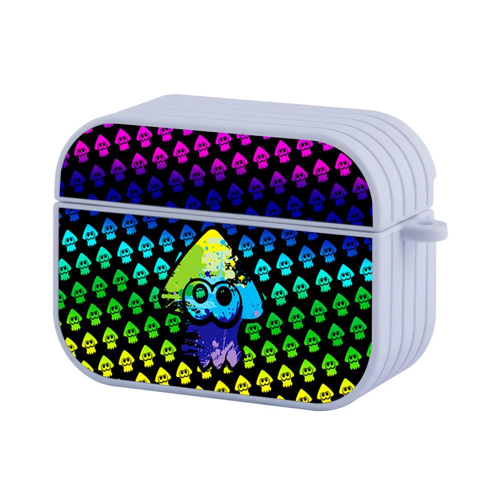 Splatoon Squid Colorful Apple Airpods Pro Case White