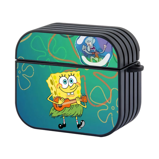 SpongeBob Play Ukulele Apple Airpods 4 Case