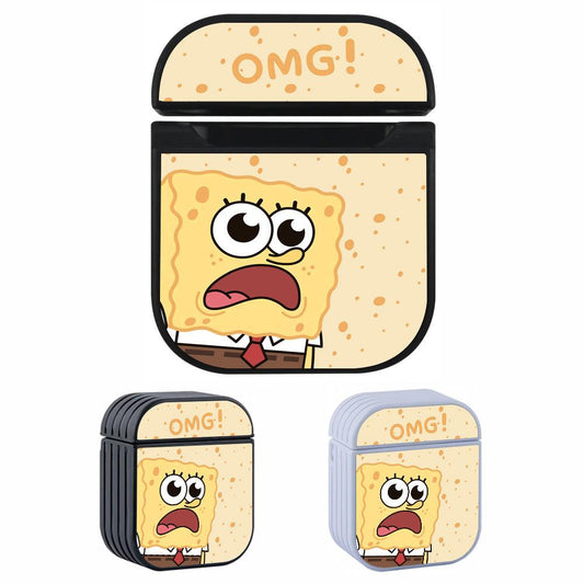 SpongeBob Shocked and Stunned Apple Airpods Case
