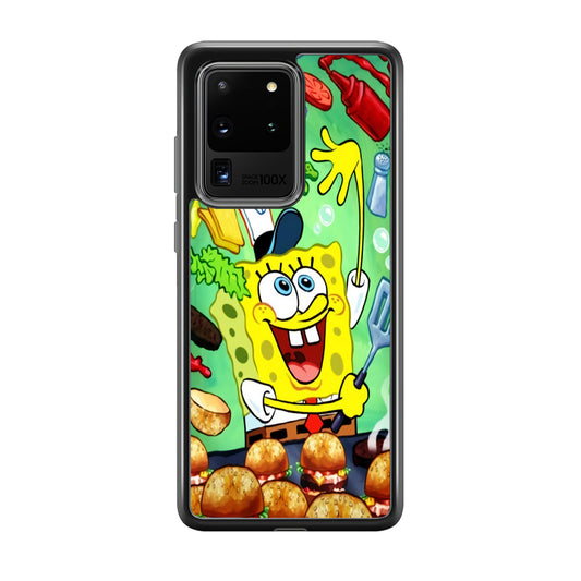 Spongebob Chef job Samsung Galaxy S20 Ultra Case
