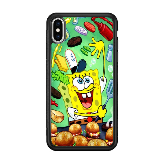 Spongebob Chef job iPhone XS Case