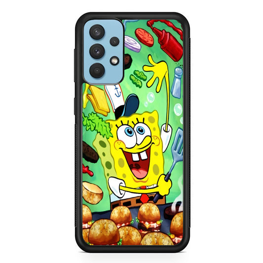 Spongebob Chef job Samsung Galaxy A32 Case