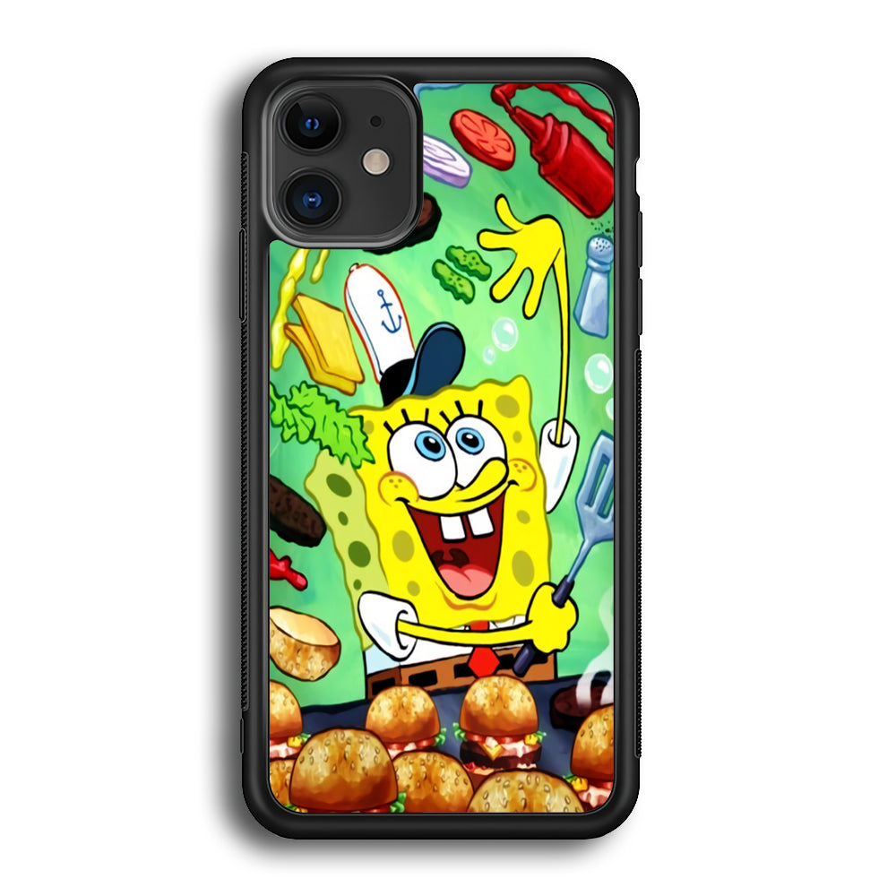 Spongebob Chef job iPhone 12 Case