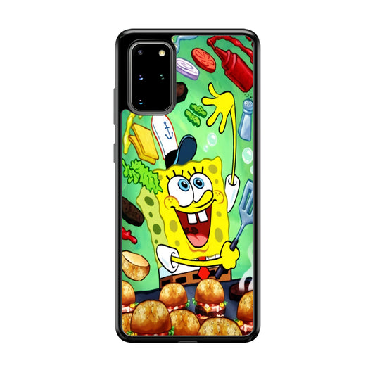 Spongebob Chef job Samsung Galaxy S20 Plus Case