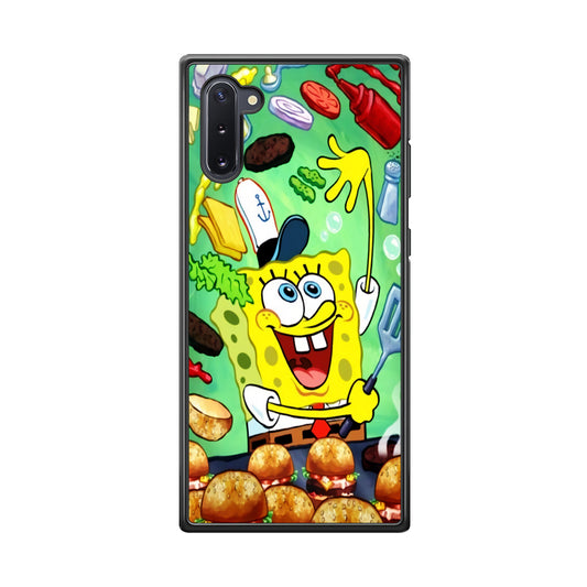 Spongebob Chef job Samsung Galaxy Note 10 Case