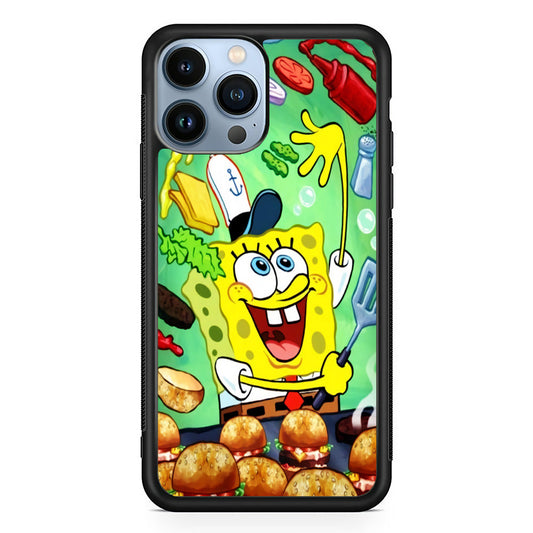 Spongebob Chef job iPhone 15 Pro Case - Carneyforia